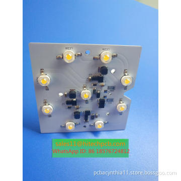 Shenzhen aluminum pcb assembly with LED manufacturer